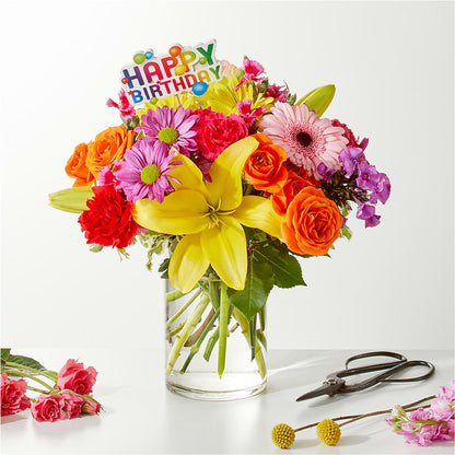 Cue the Confetti - A Florist Original –  Aiello Mid-town Florist, Kenosha WI
