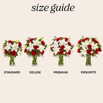 Sparkling Snowflakes Bouquet –  Aiello Mid-town Florist, Kenosha WI