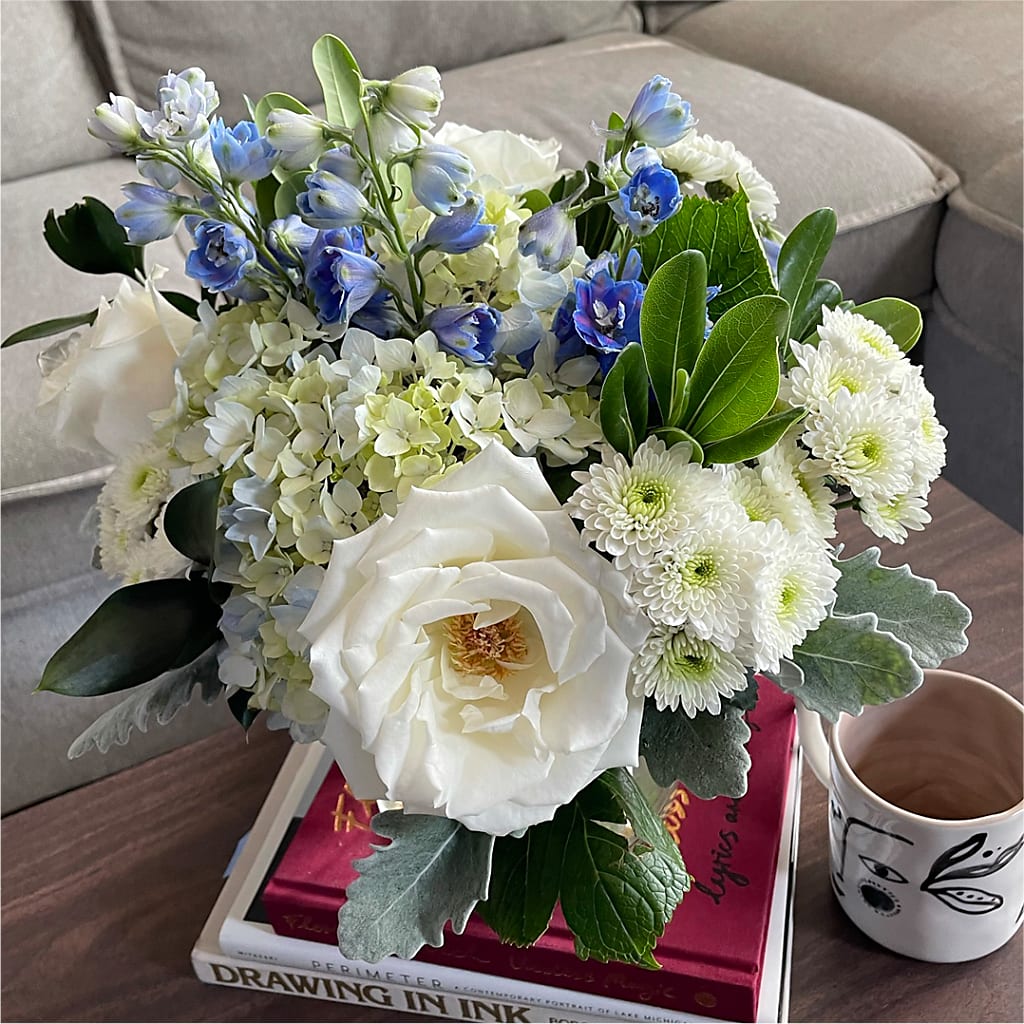 Clear Skies Bouquet –  Aiello Mid-town Florist, Kenosha WI
