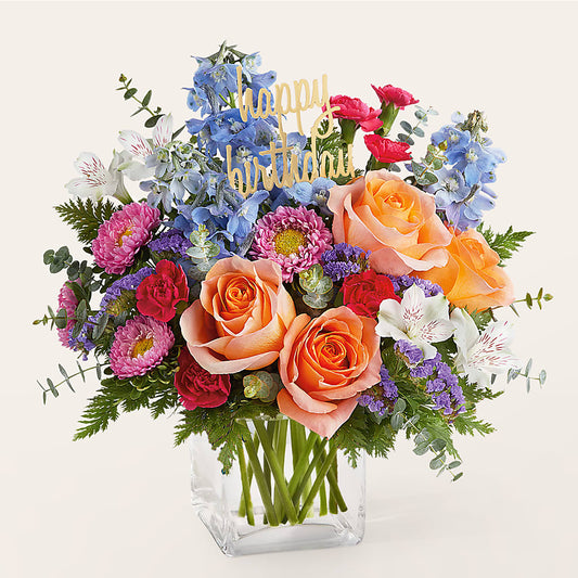 Birthday Bash Bouquet –  Aiello Mid-town Florist, Kenosha WI