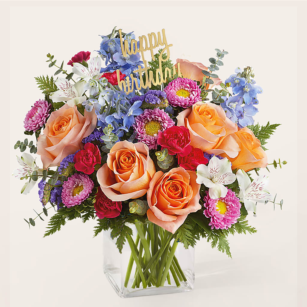 Birthday Bash Bouquet –  Aiello Mid-town Florist, Kenosha WI