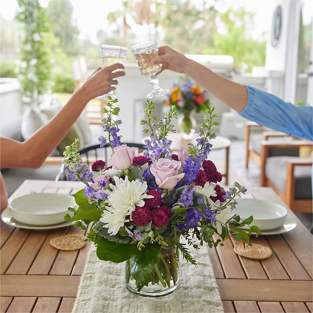 Violet Frost Bouquet –  Aiello Mid-town Florist, Kenosha WI