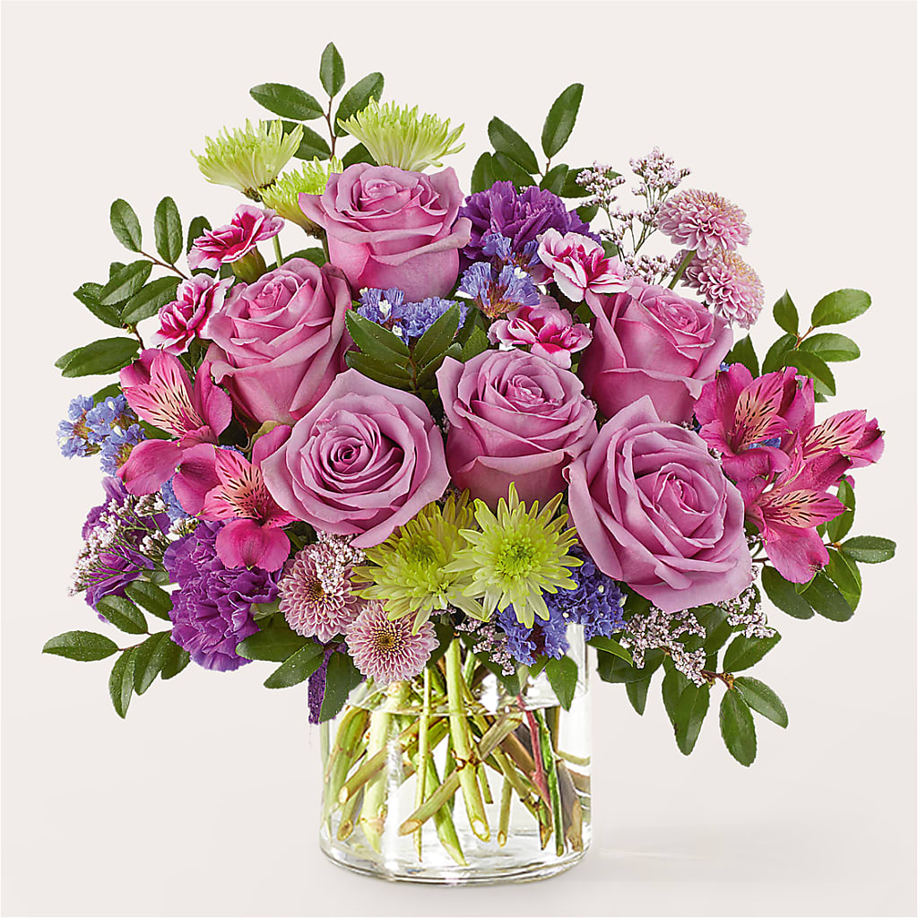 Glass Half Full Bouquet –  Aiello Mid-town Florist Inc, Kenosha WI