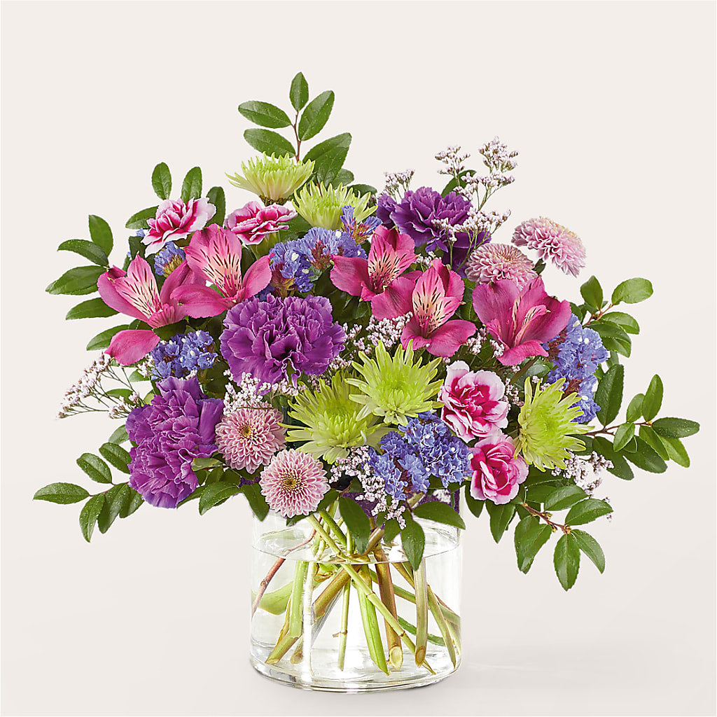 Glass Half Full Bouquet –  Aiello Mid-town Florist Inc, Kenosha WI