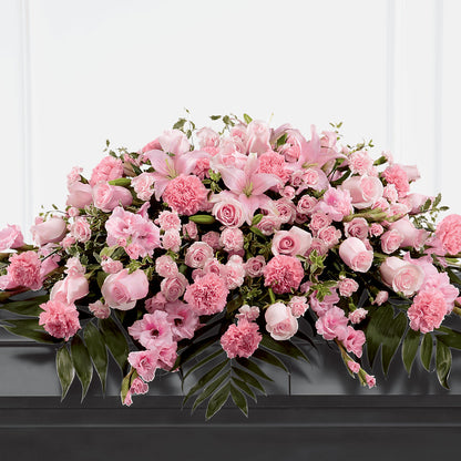 Garden of Comfort Casket Spray (Standard) – MIDTOWN FLORIST, Kenosha WI