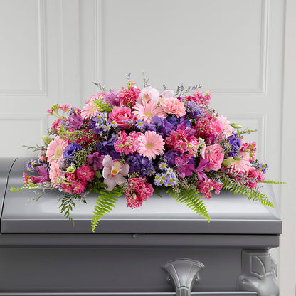 Glorious Garden Casket Spray – MIDTOWN FLORIST, Kenosha WI