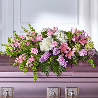 Life's Gratitude Casket Spray – MIDTOWN FLORIST, Kenosha WI