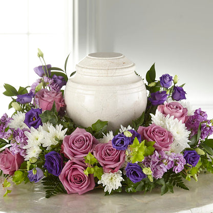 Blooming Sympathy Cremation Adornment – MIDTOWN FLORIST, Kenosha WI