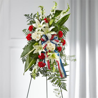 Stars of Life Standing Spray – MIDTOWN FLORIST, Kenosha WI