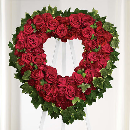 Wholehearted Standing Spray – MIDTOWN FLORIST, Kenosha WI