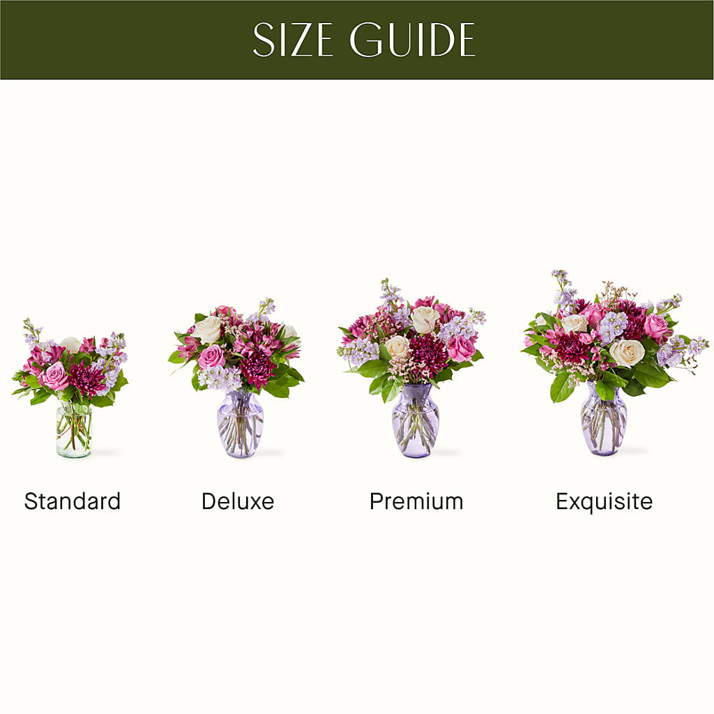Amethyst Dreams Bouquet –  Aiello Mid-town Florist, Kenosha WI