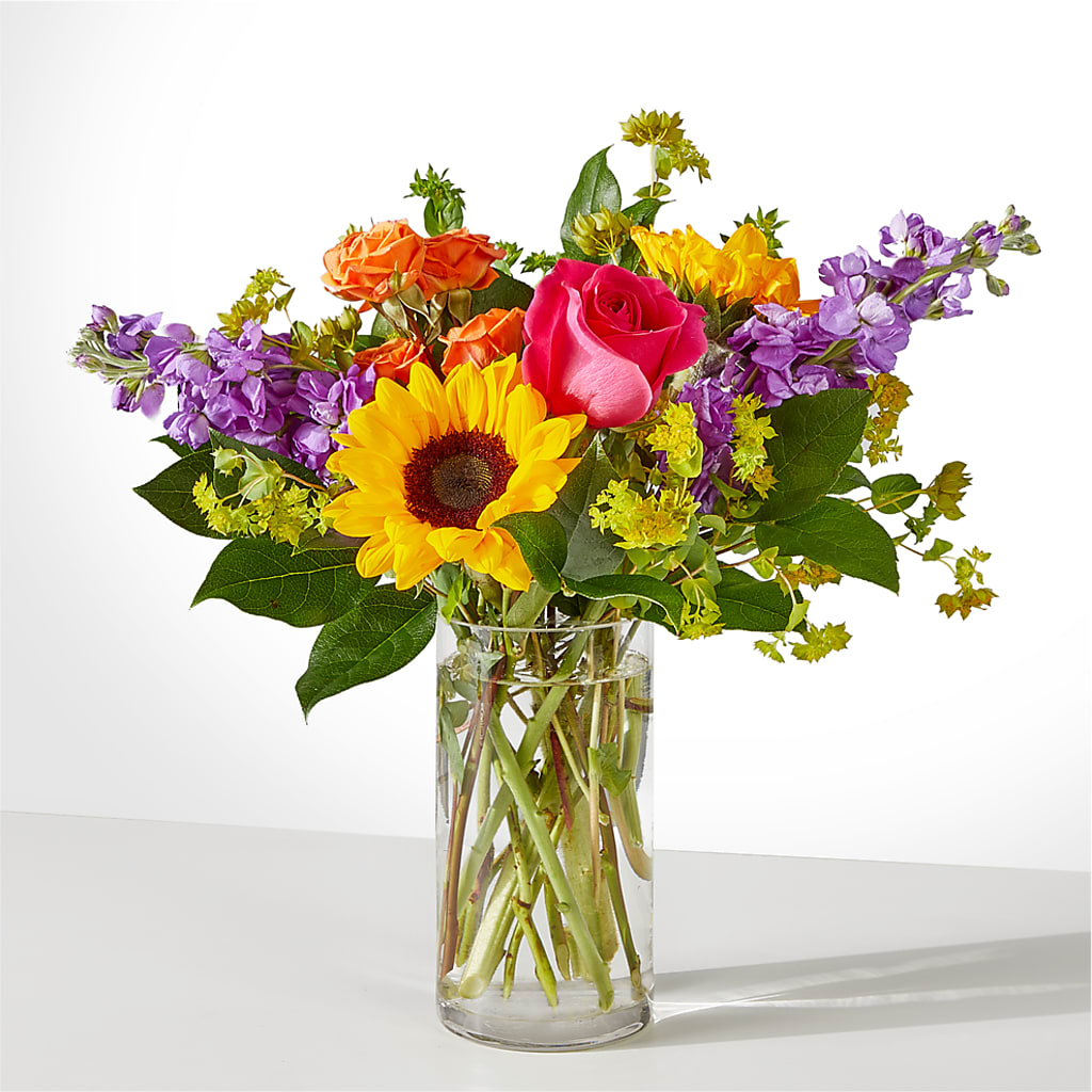 Vibrant Greetings Bouquet –  Aiello Mid-town Florist, Kenosha WI