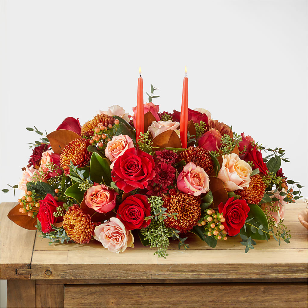 Gather Near Centerpiece –  Aiello Mid-town Florist Inc, Kenosha WI