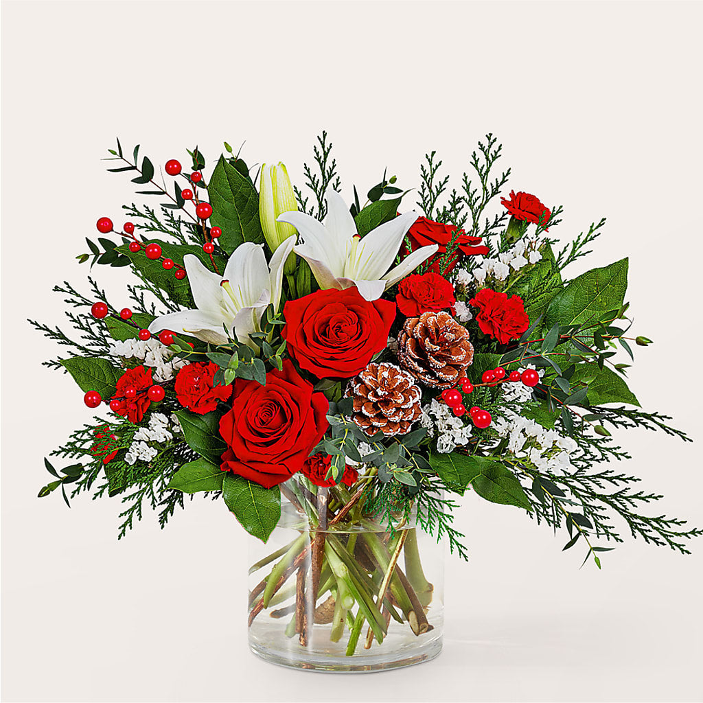 Best in Snow Bouquet –  Aiello Mid-town Florist, Kenosha WI