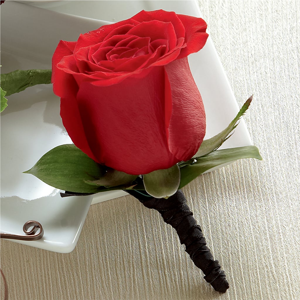 Red Rose Boutonniere